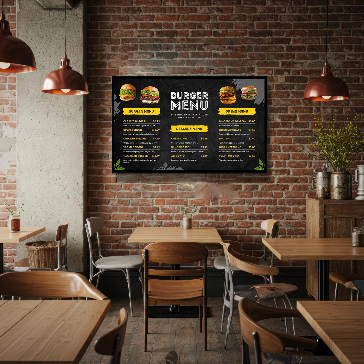 Food & Beverages digital signage