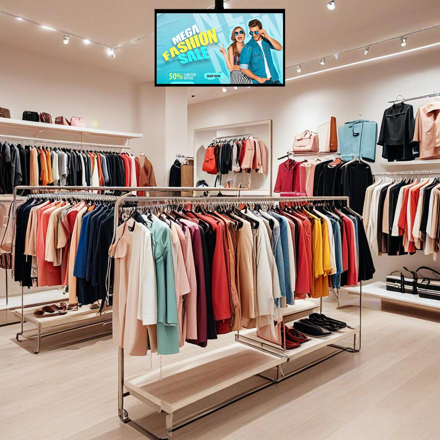 Retail digital signage